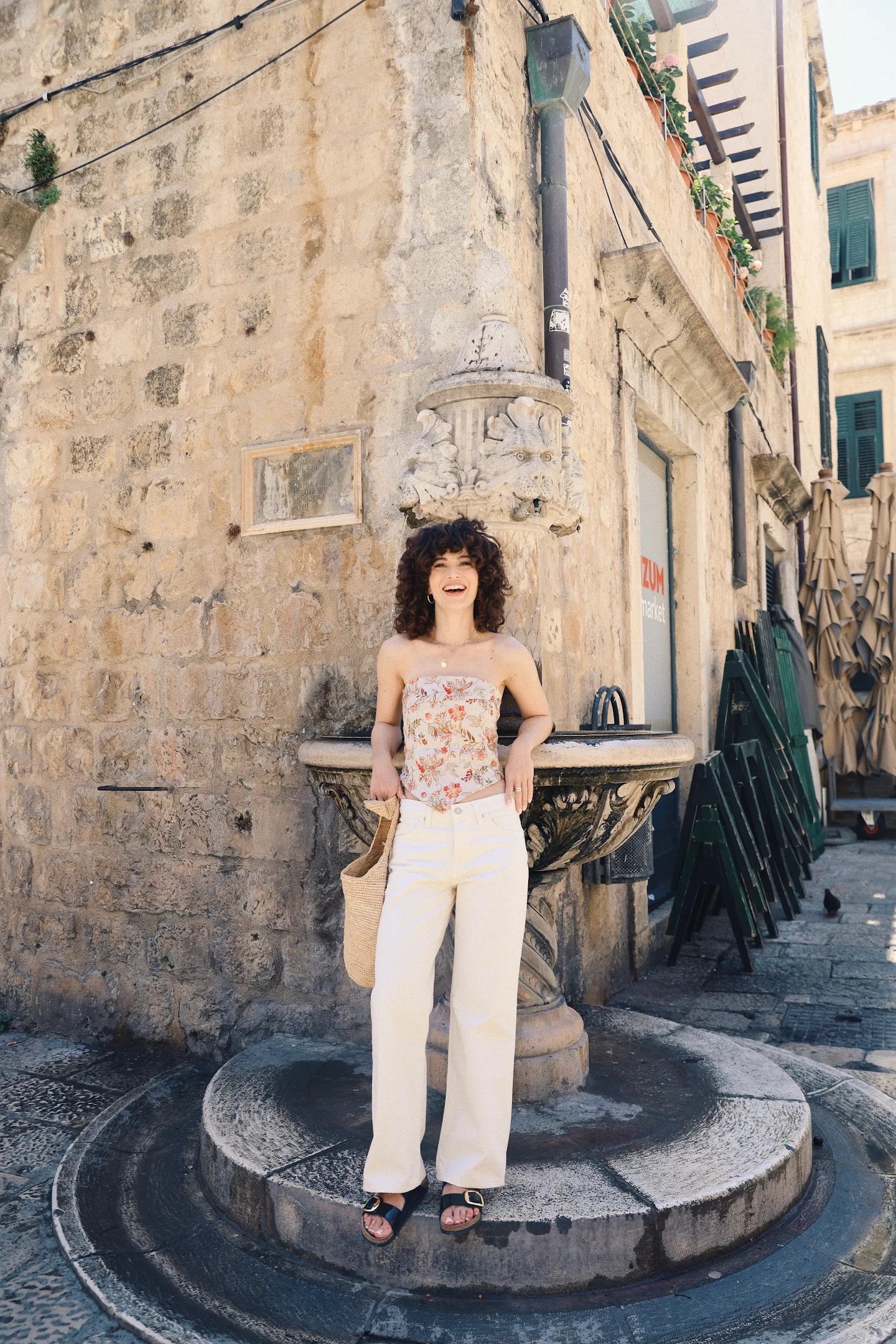 Vanilla Cropped Leg Denim Pants