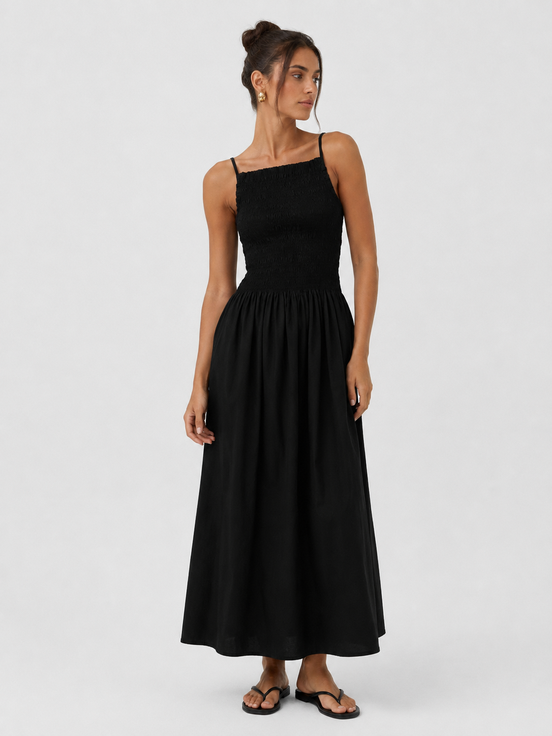 The Smocked Solid Sundress