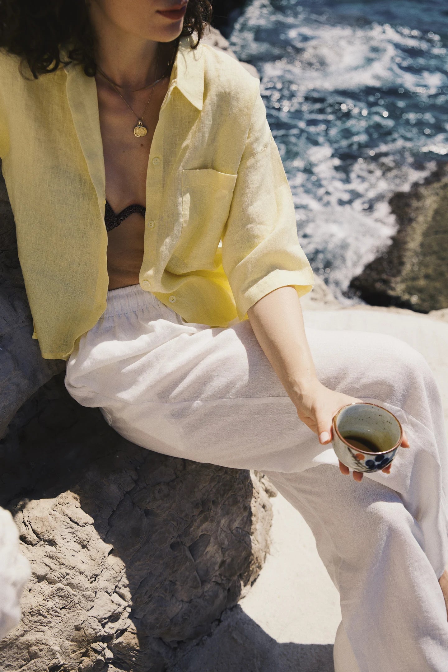 Portofino Half Sleeves Linen Shirt