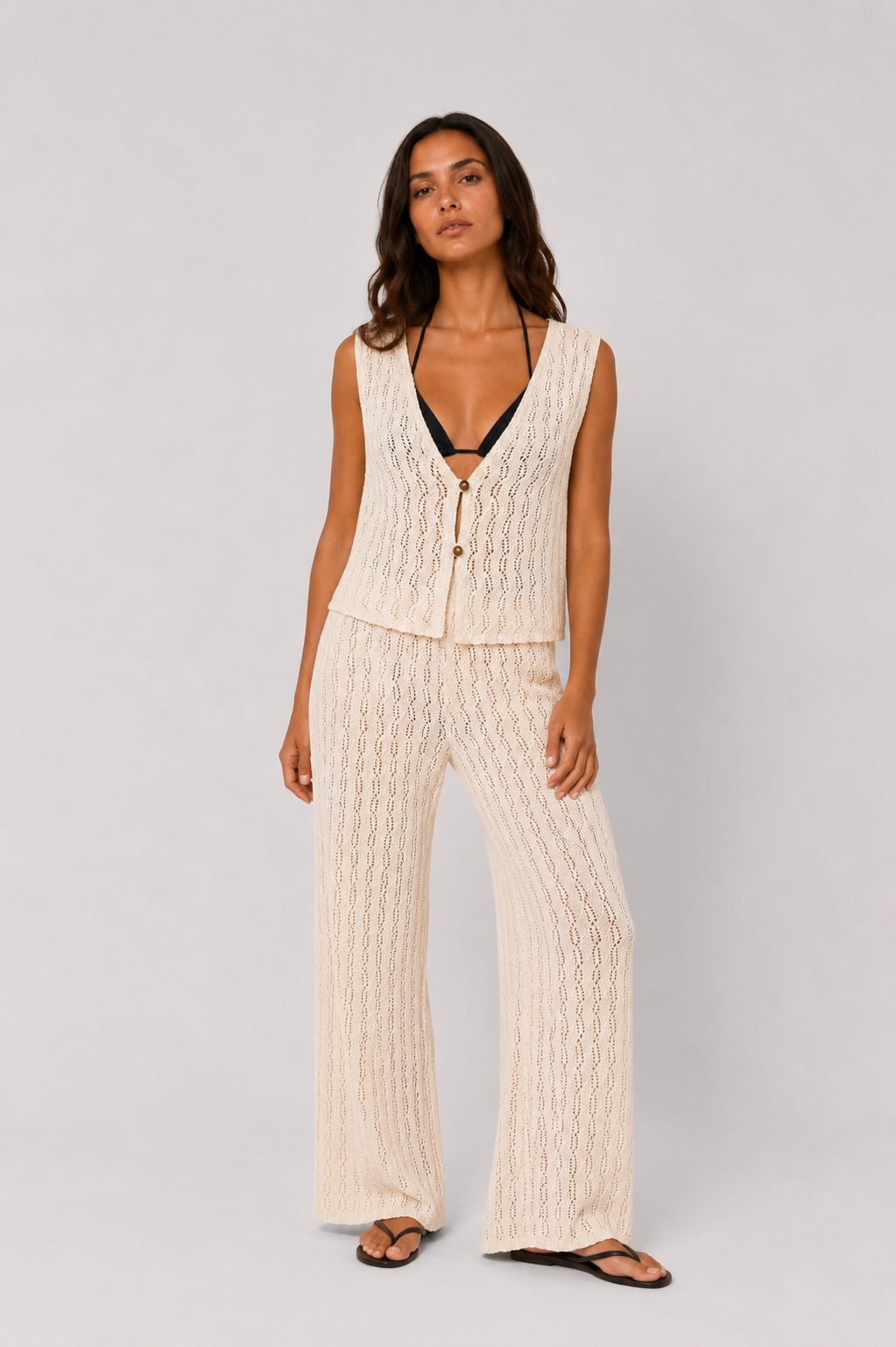 Cove Pointelle Vest