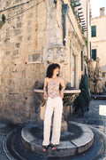 Vanilla Cropped Leg Denim Pants
