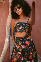 Toucan Tropics Poplin Top & Skirt Co-ord