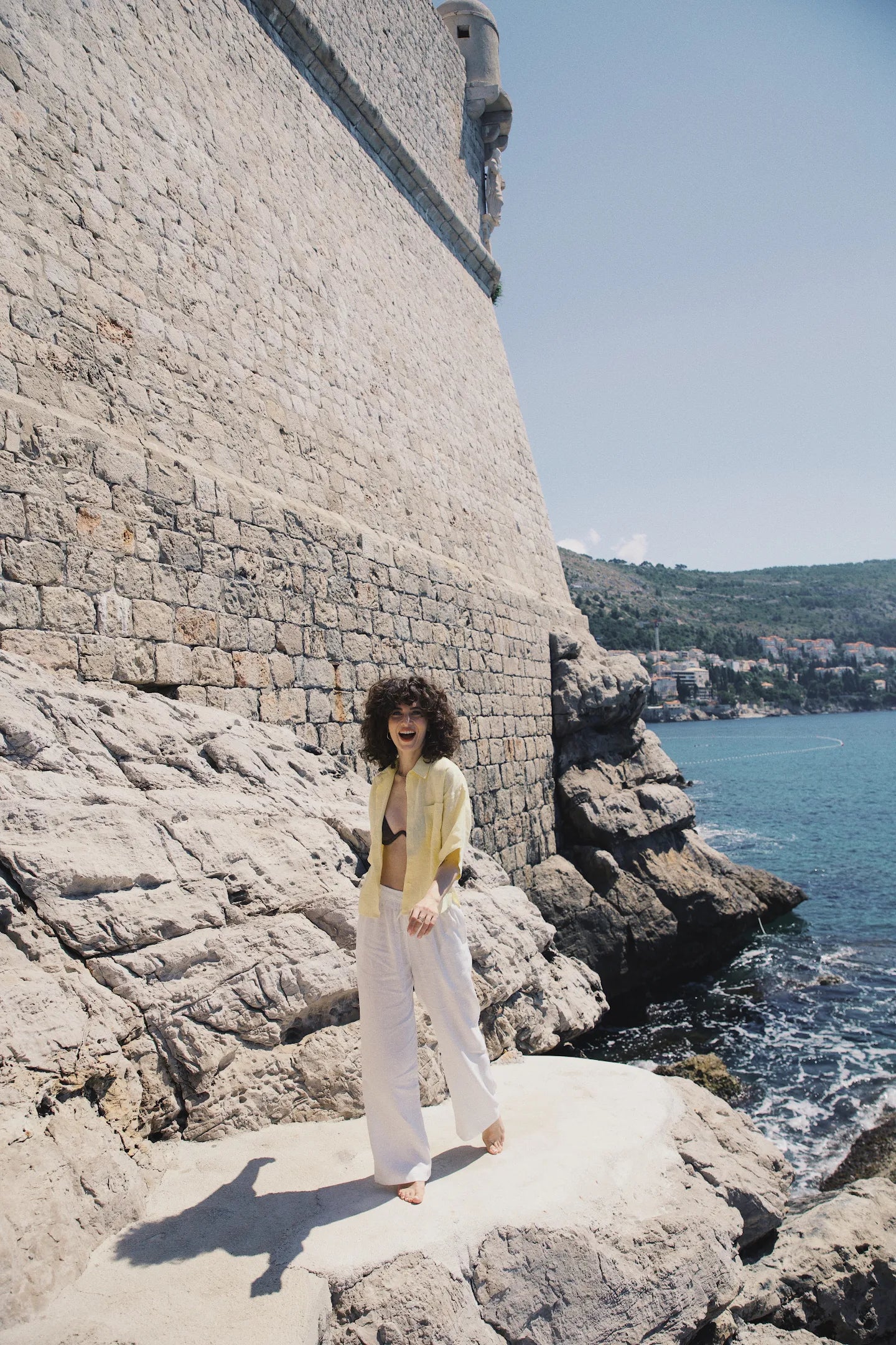 Portofino Half Sleeves Linen Shirt