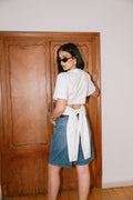 The Élan Back Wrap Top