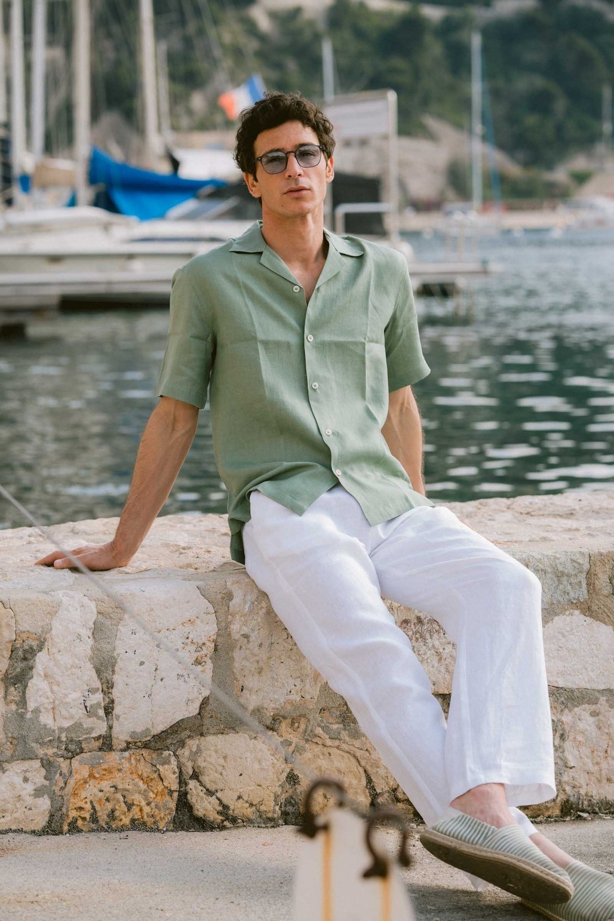 Malibu Half Sleeves Linen Shirt