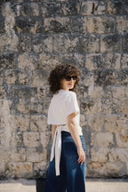 The Élan Back Wrap Top