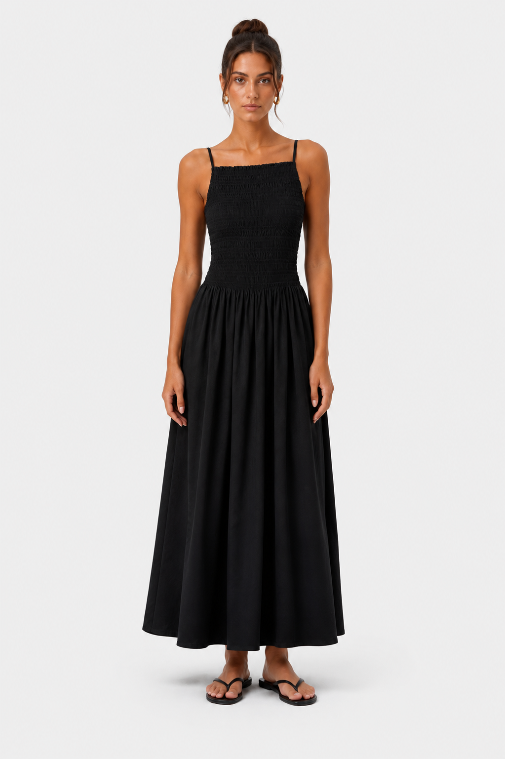 The Smocked Solid Sundress