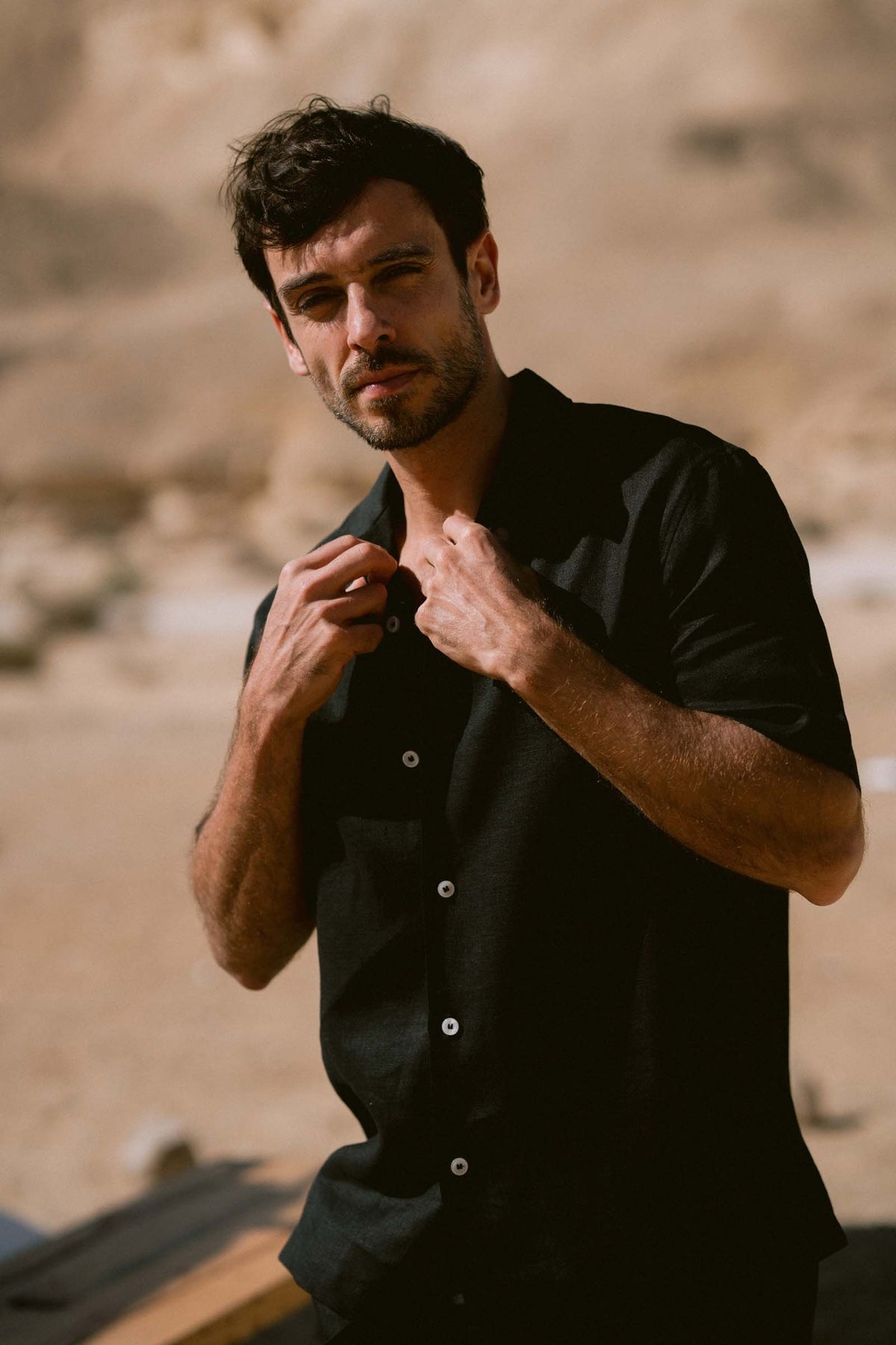 Malibu Half Sleeves Linen Shirt