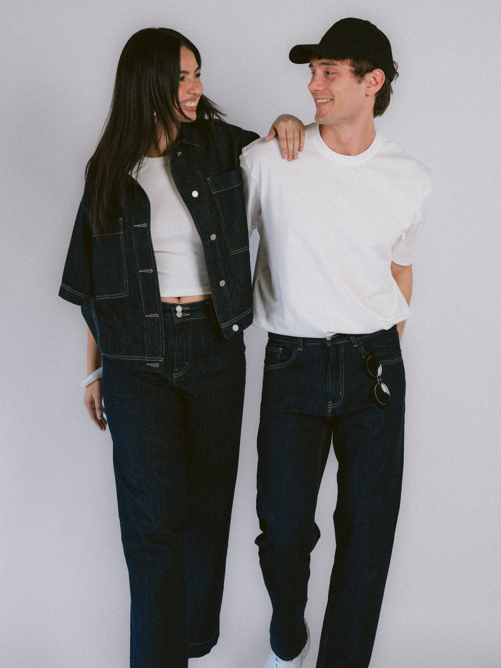 Boxy Indigo Denim Shirt