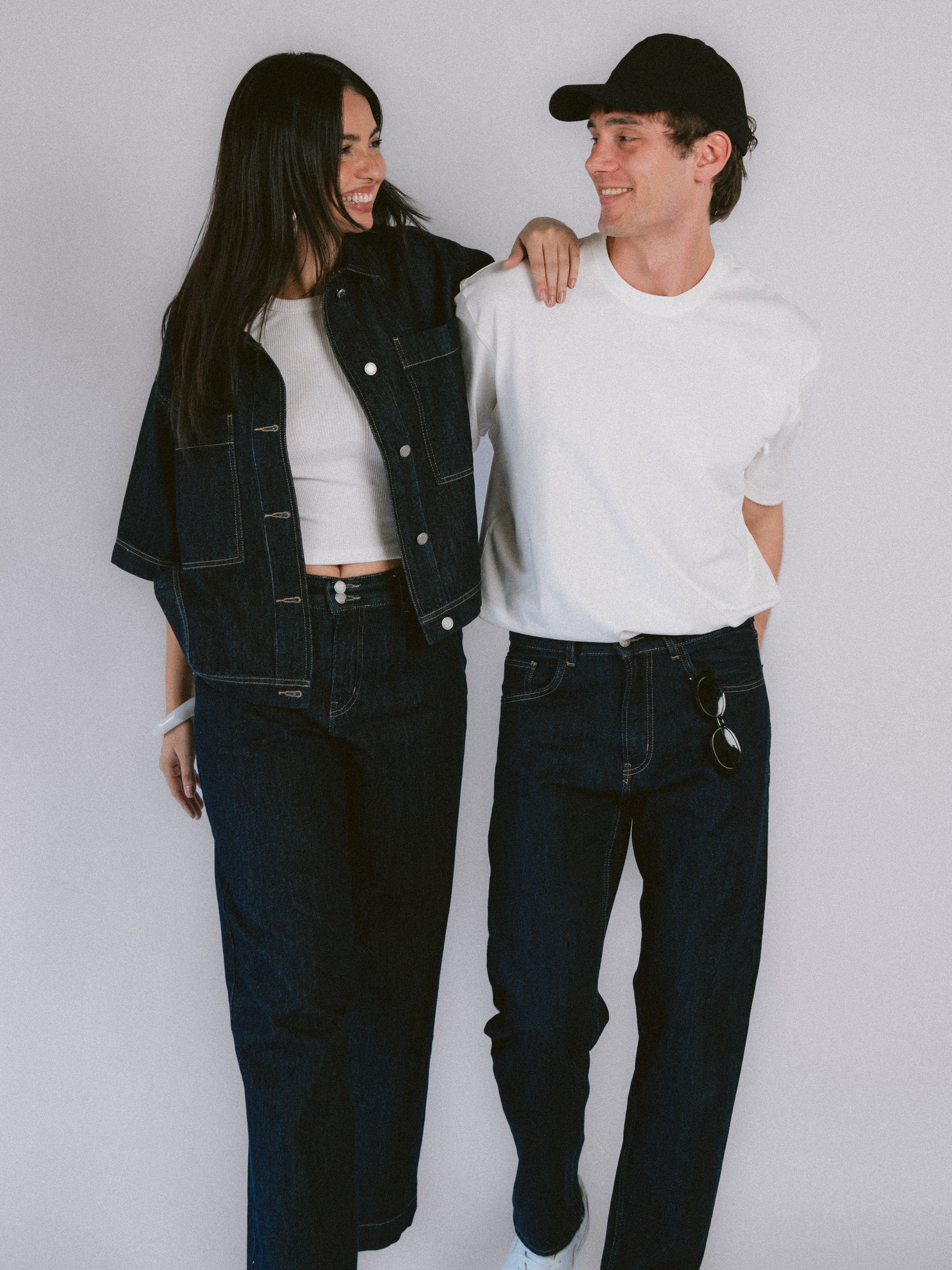 Boxy Indigo Denim Shirt
