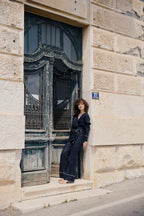 Noir Outline Linen Pants