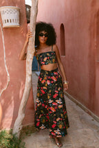 Toucan Tropics Poplin Top & Skirt Co-ord