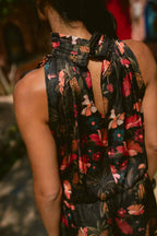Toucan Tropics High Halter Neck Top