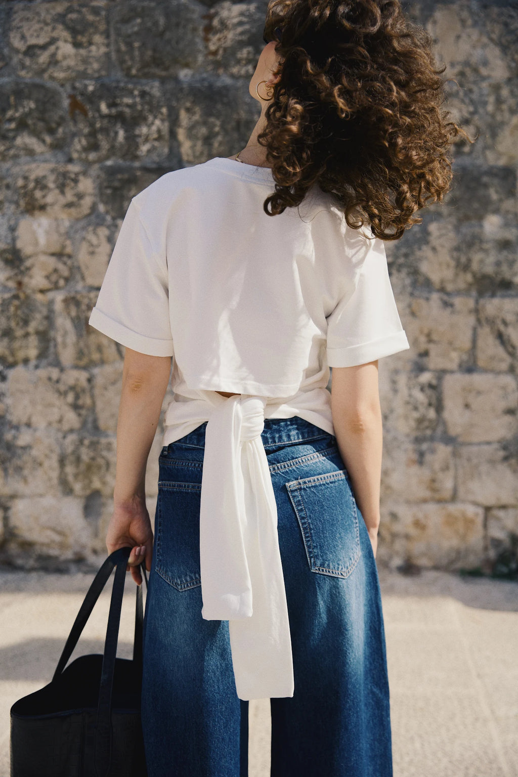 The Élan Back Wrap Top