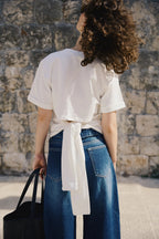 The Élan Back Wrap Top