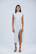 Le Perle Bow Knit Dress