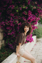 The Élan Back Wrap Top
