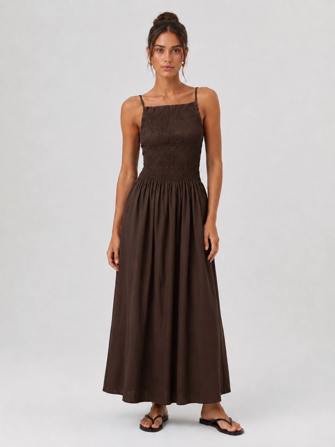 The Smocked Solid Sundress