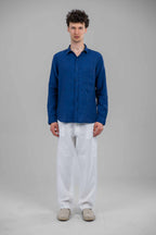 Relaxed Men Heritage Linen Shirt
