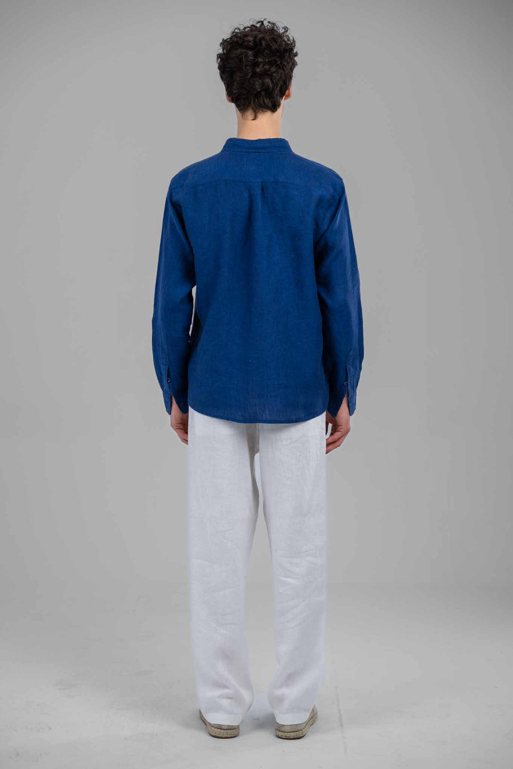 Relaxed Men Heritage Linen Shirt