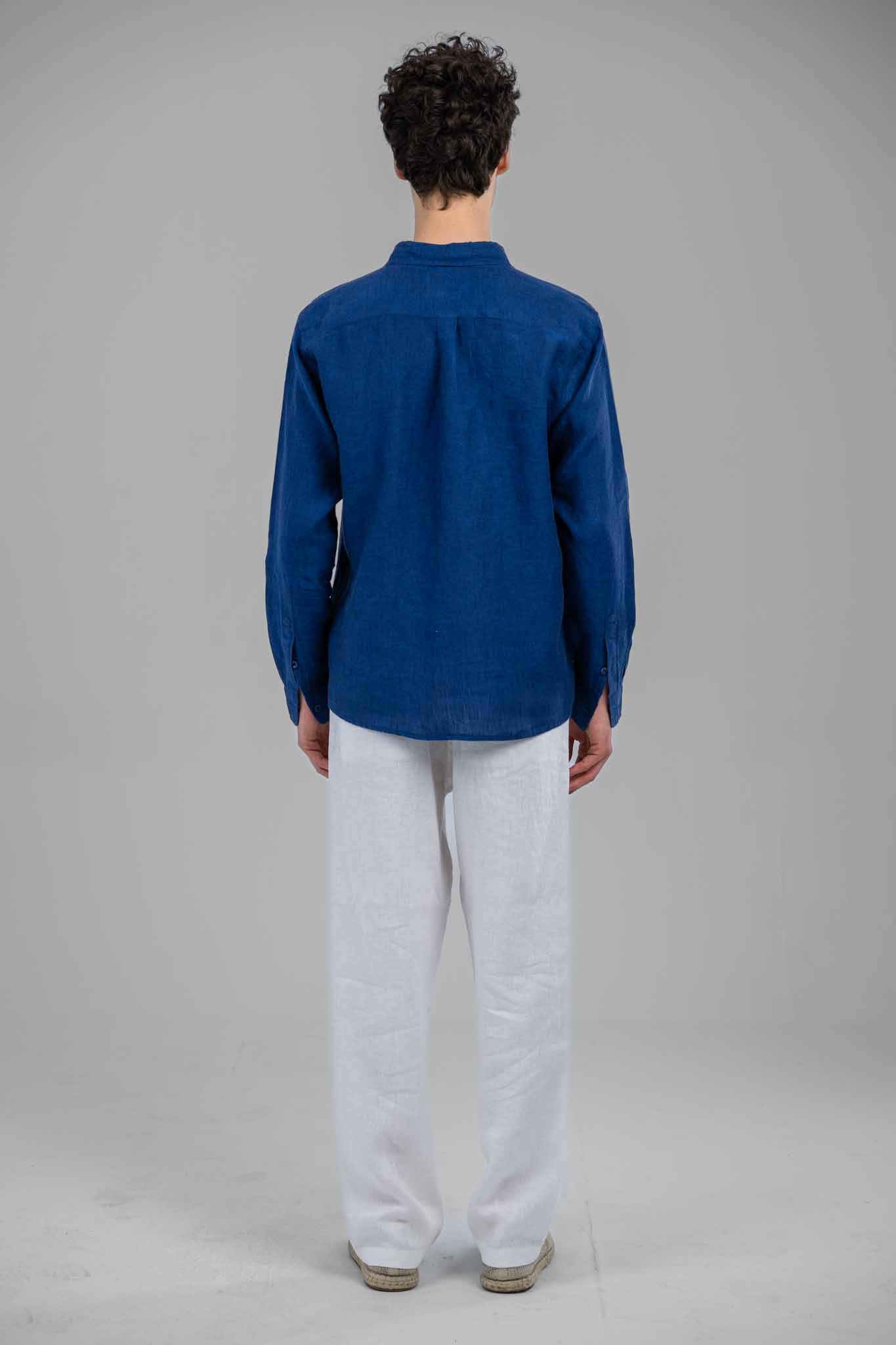 Relaxed Men Heritage Linen Shirt