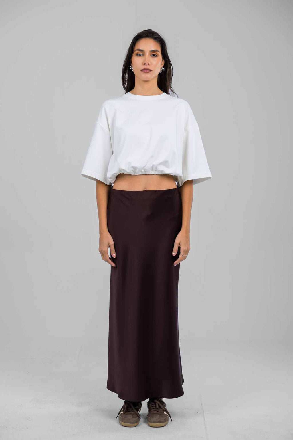 Silken Satin Skirt