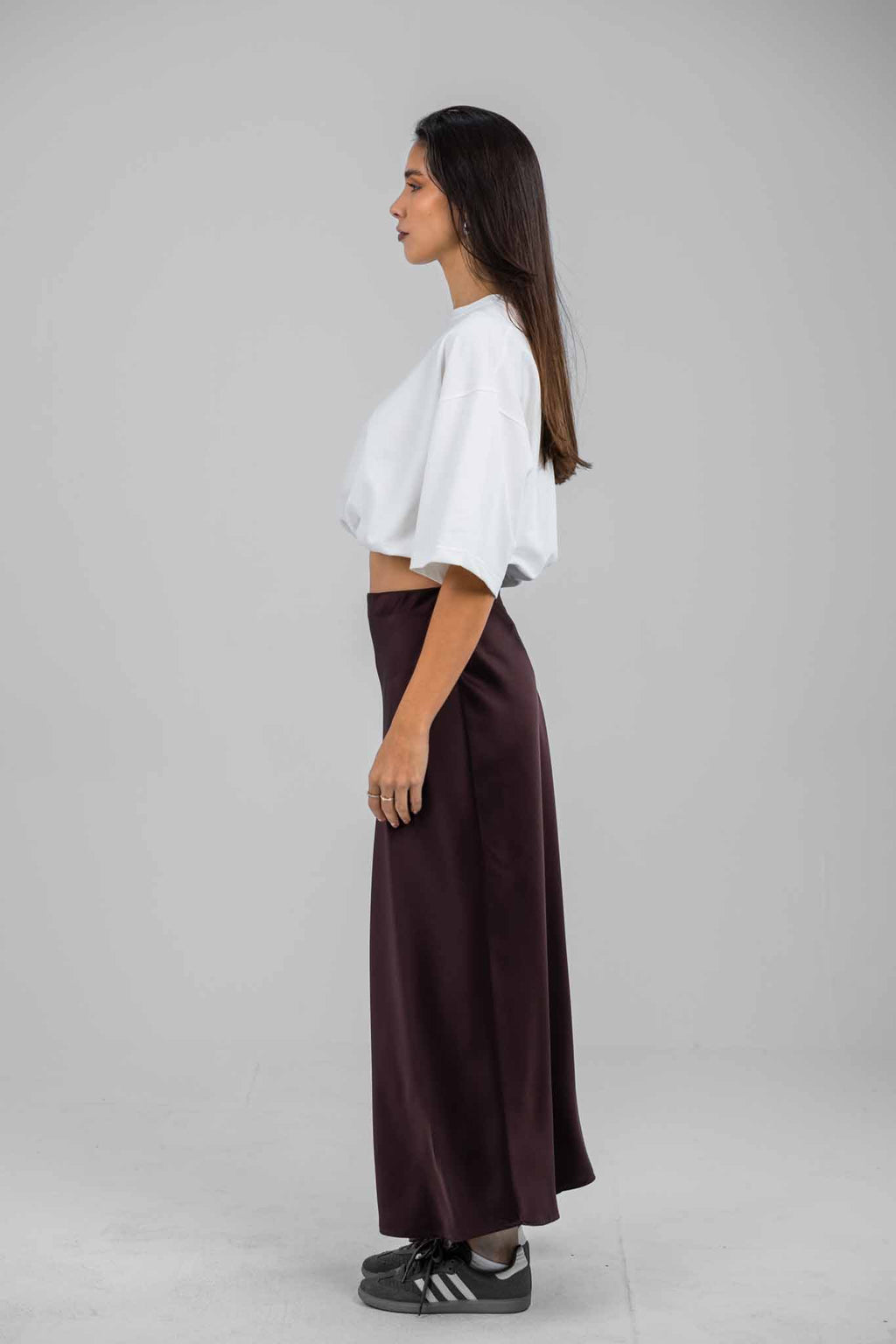 Silken Satin Skirt