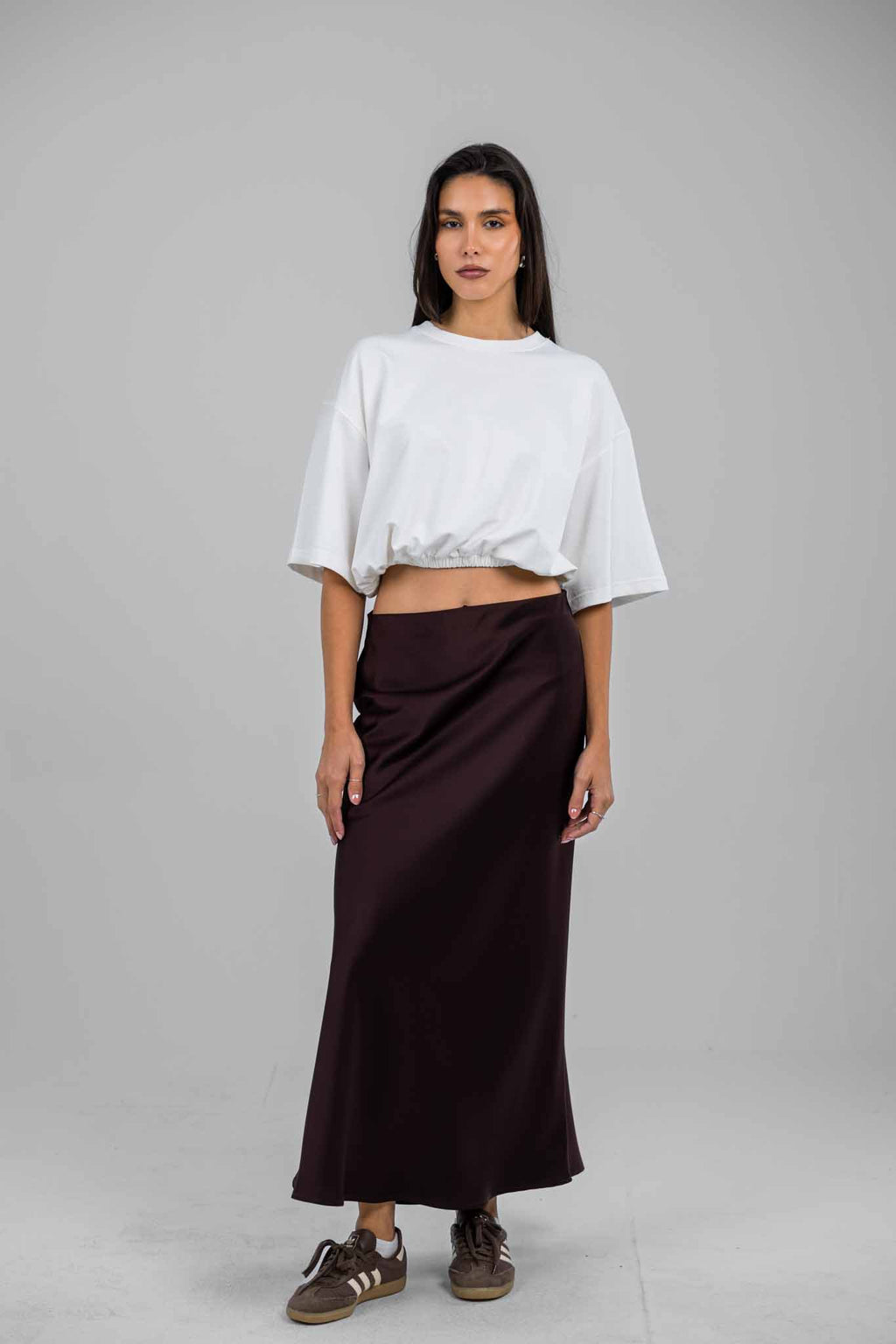 Silken Satin Skirt