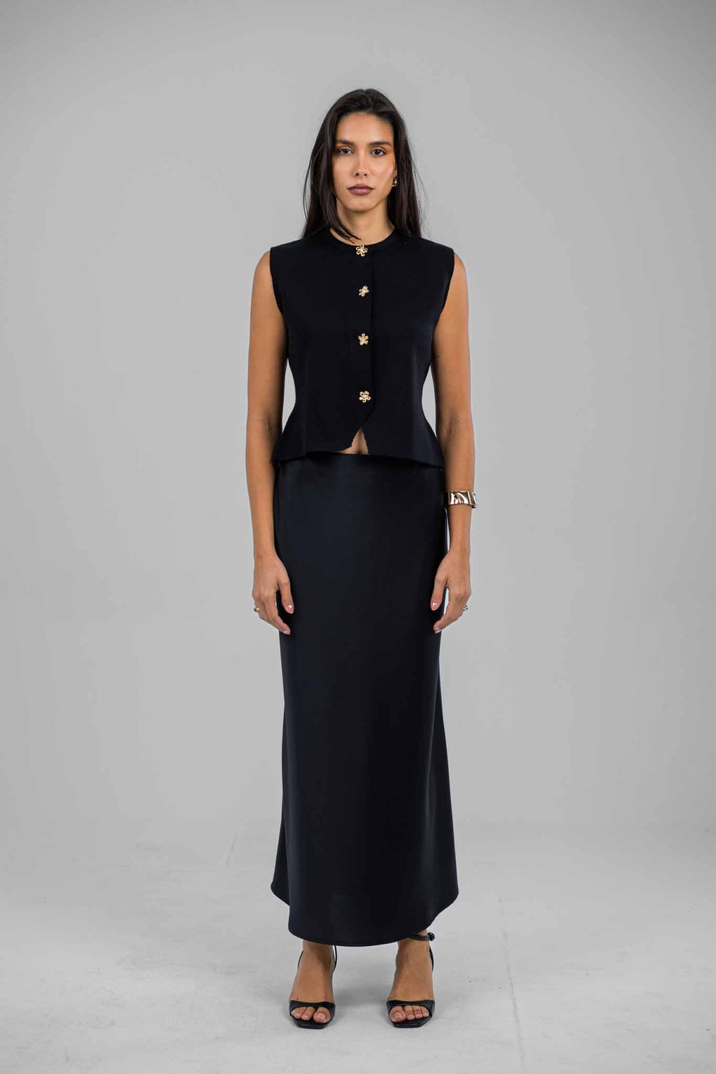 Silken Satin Skirt