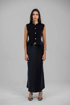 Silken Satin Skirt