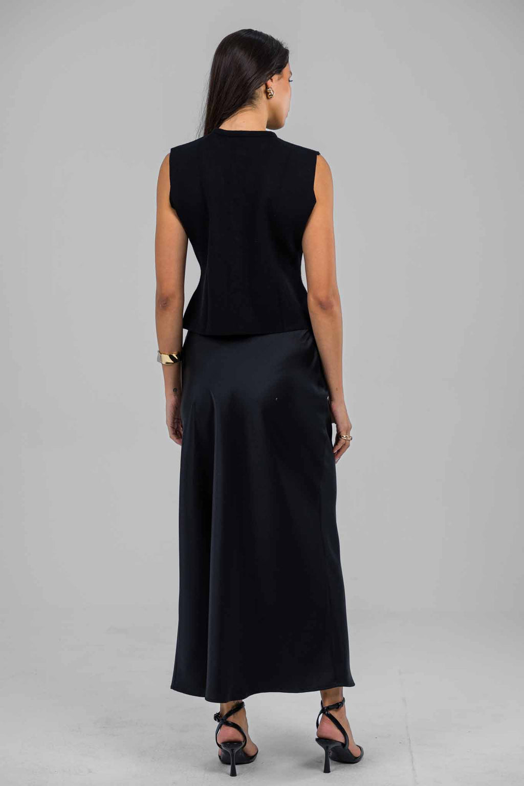 Silken Satin Skirt