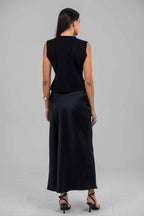 Silken Satin Skirt