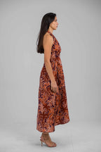 Amber Dune Halter Neck Dress