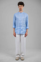 Seabreeze Mandarin Collar Shirt