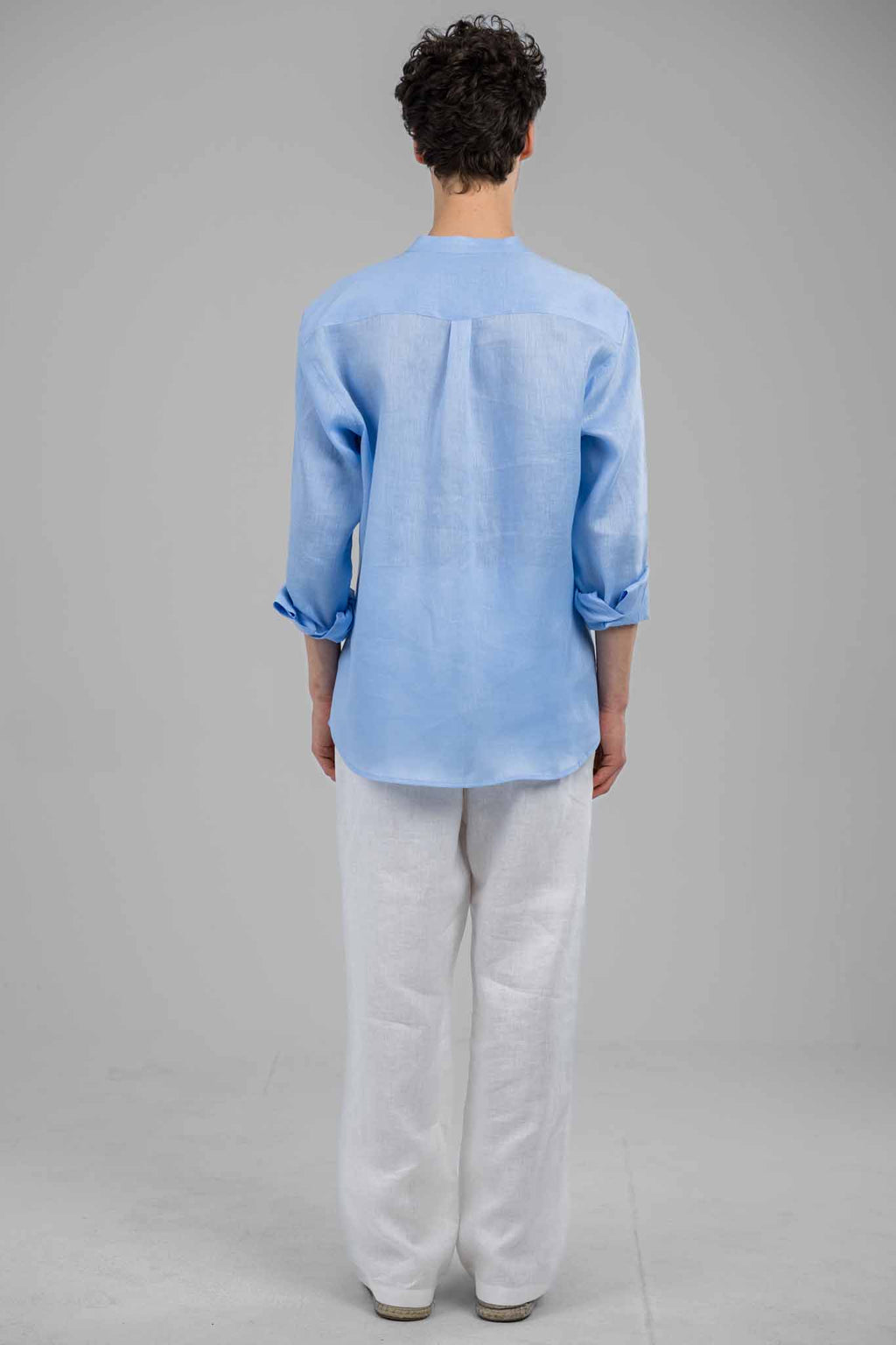 Seabreeze Mandarin Collar Shirt