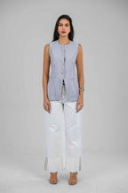 Côte d’Azur White Denim Pants