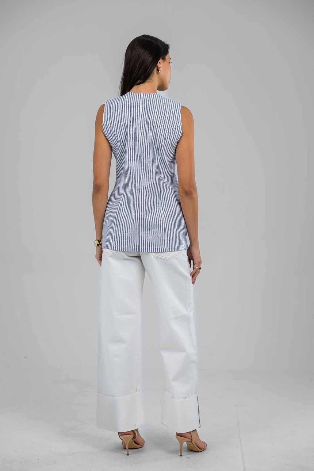 Côte d’Azur White Denim Pants