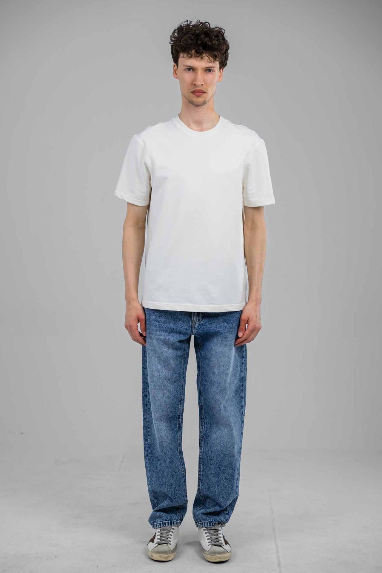 Broad Denim Pants