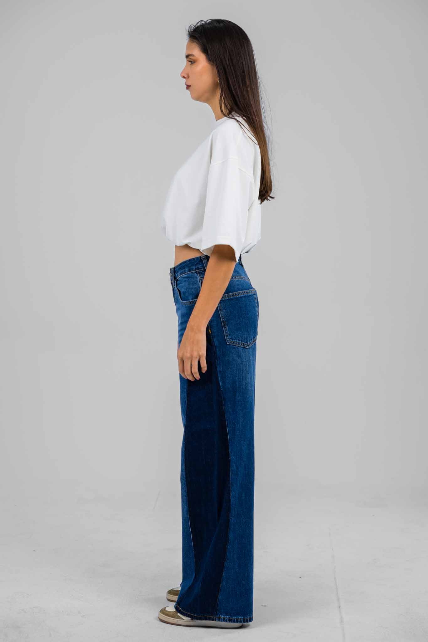 The Contour Wide Denim Pants