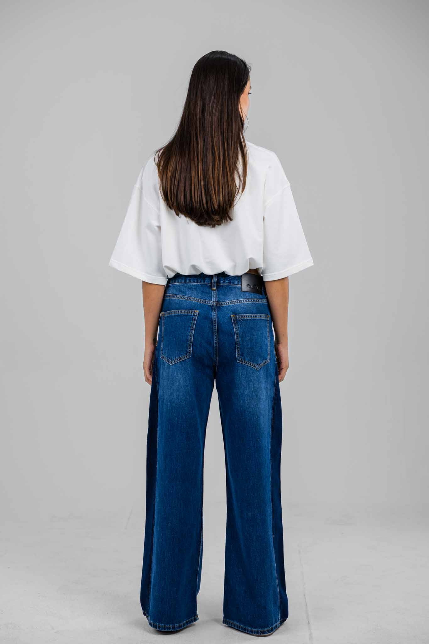 The Contour Wide Denim Pants
