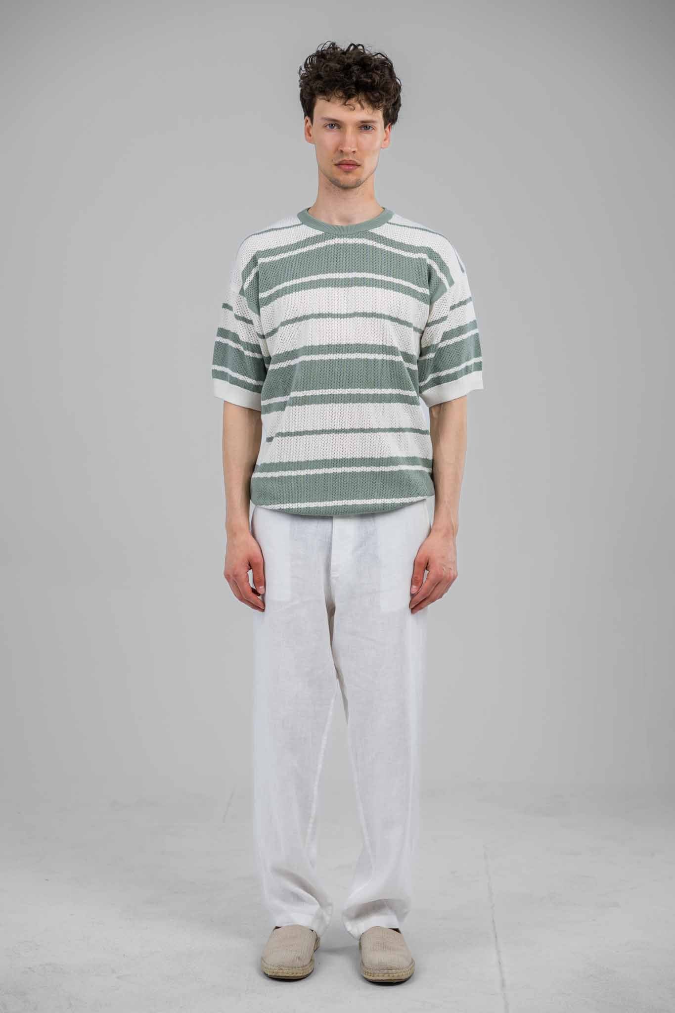 Port Striped Knit Tee