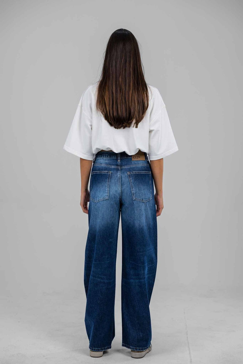 Crossover Denim Pants