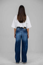 Crossover Denim Pants