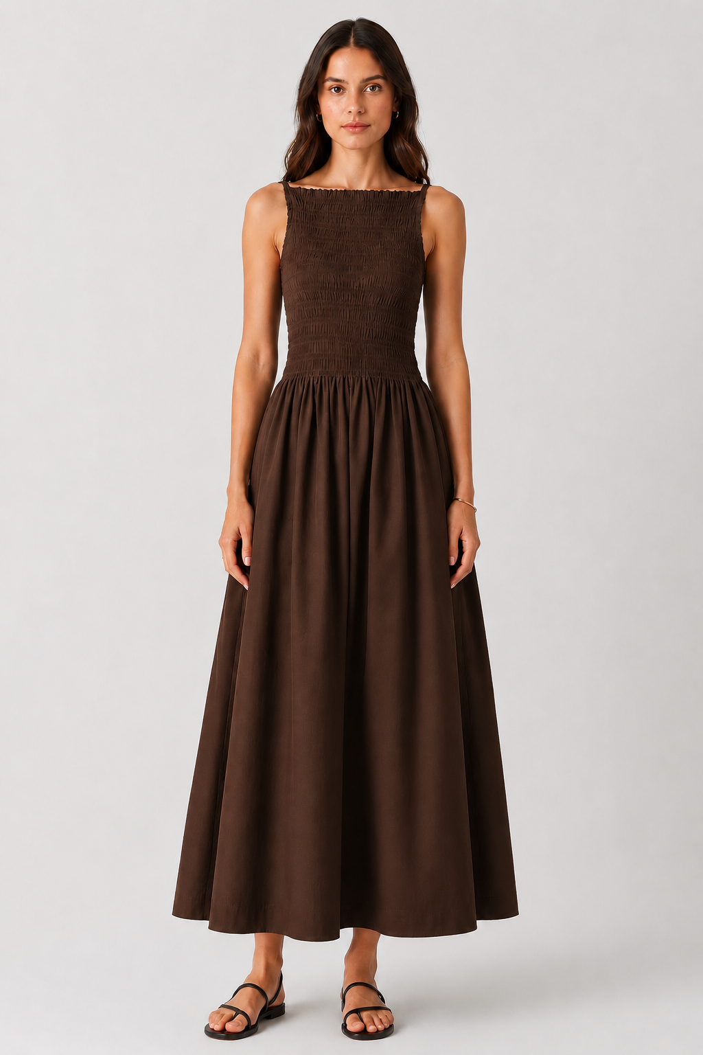 The Smocked Solid Sundress