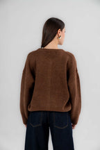 Buttoned Knitted Cardigan