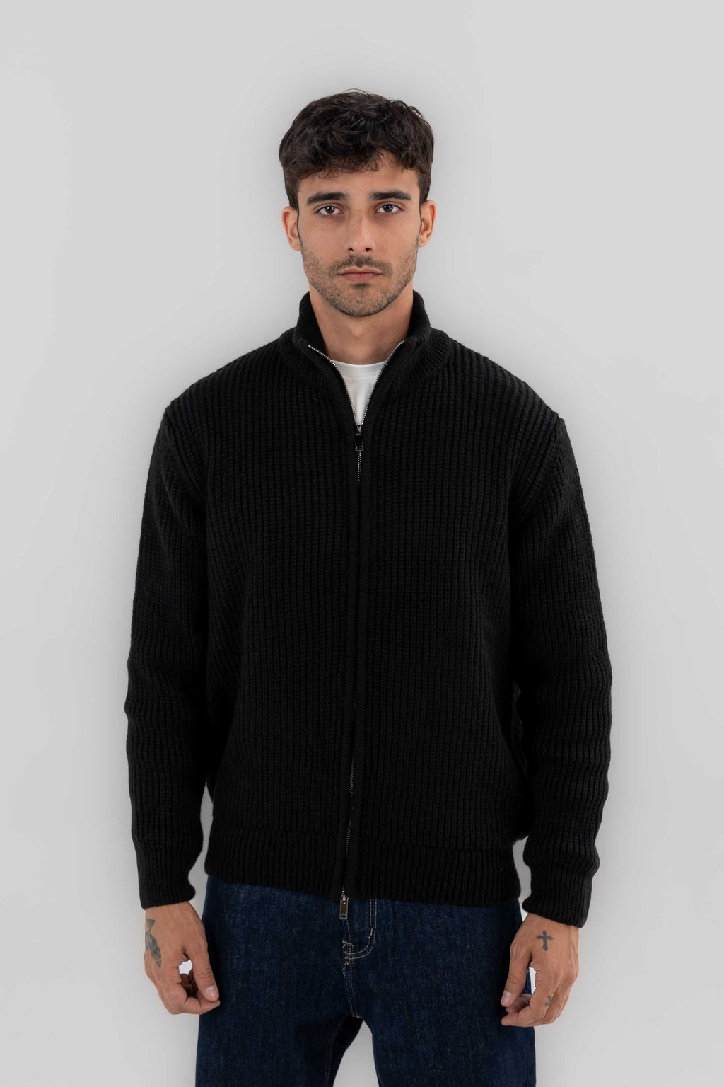 Full Zipper Knit Jacket