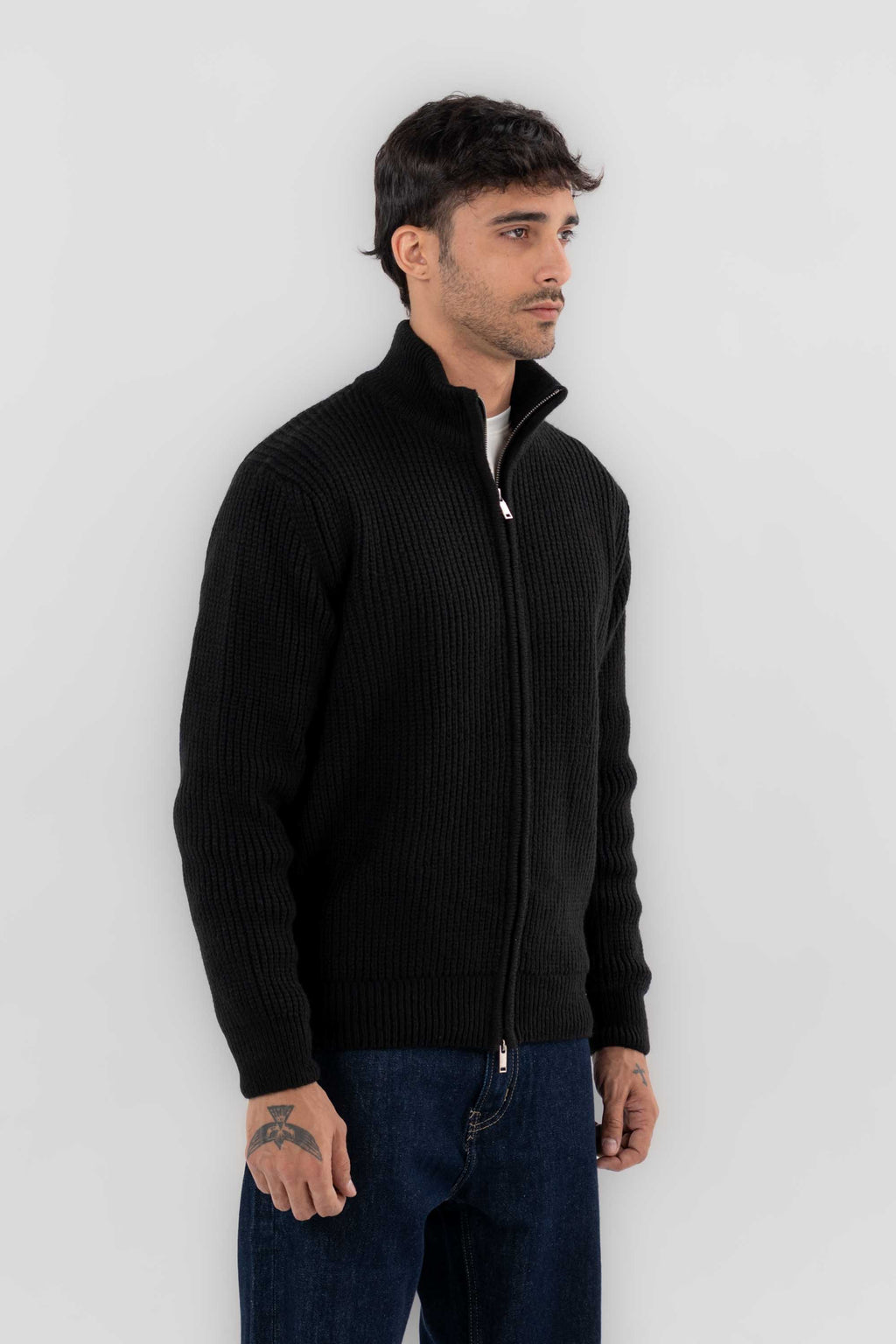 Full Zipper Knit Jacket