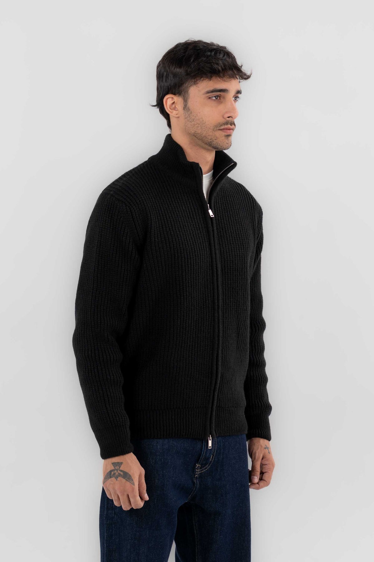 Full Zipper Knit Jacket