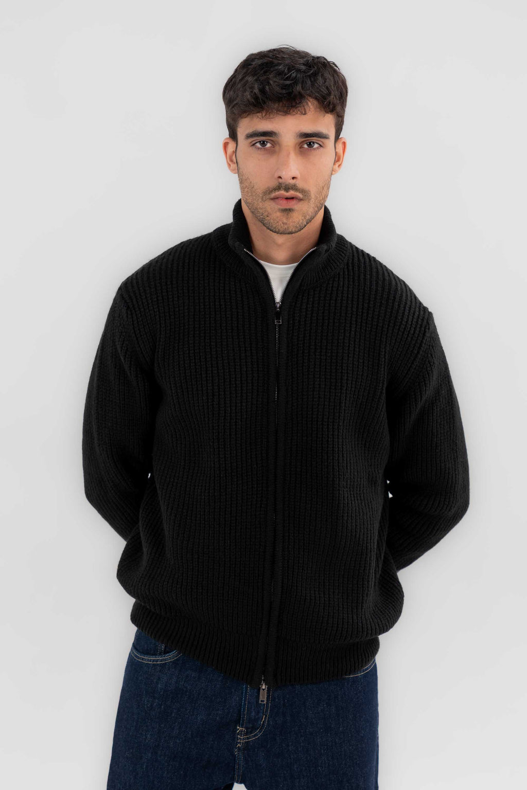 Full Zipper Knit Jacket