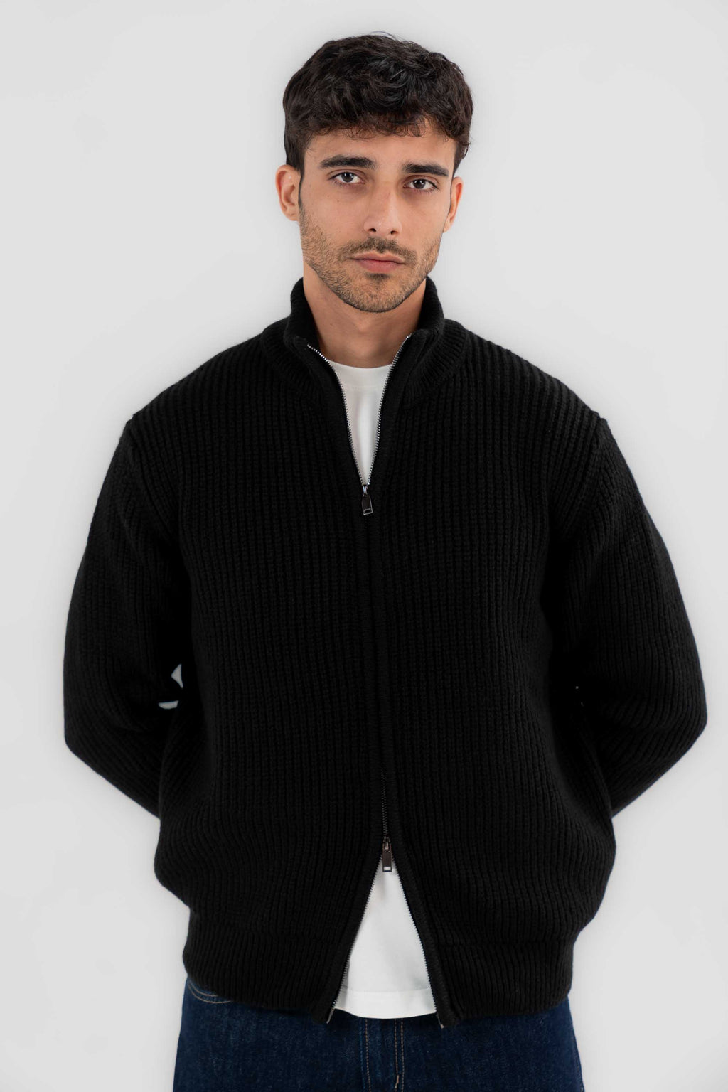 Full Zipper Knit Jacket